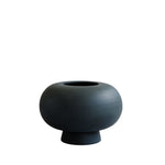 Kabin Vase | Fat | Black