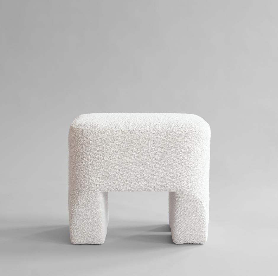 Sculpt Stool | Bouclé