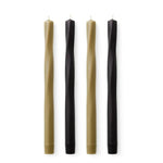 Twisted Tapered Candles | Set of 4 | Umber/Olive