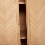 Herringbone Wardrobe | Medium | FSC® Certified Oak.