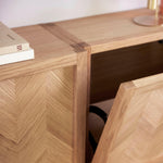 Herringbone Shoe Cabinet | Various Sizes | FSC® Certified Oak.