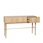 Herringbone Console Table | Drawers | FSC® Certified Oak.