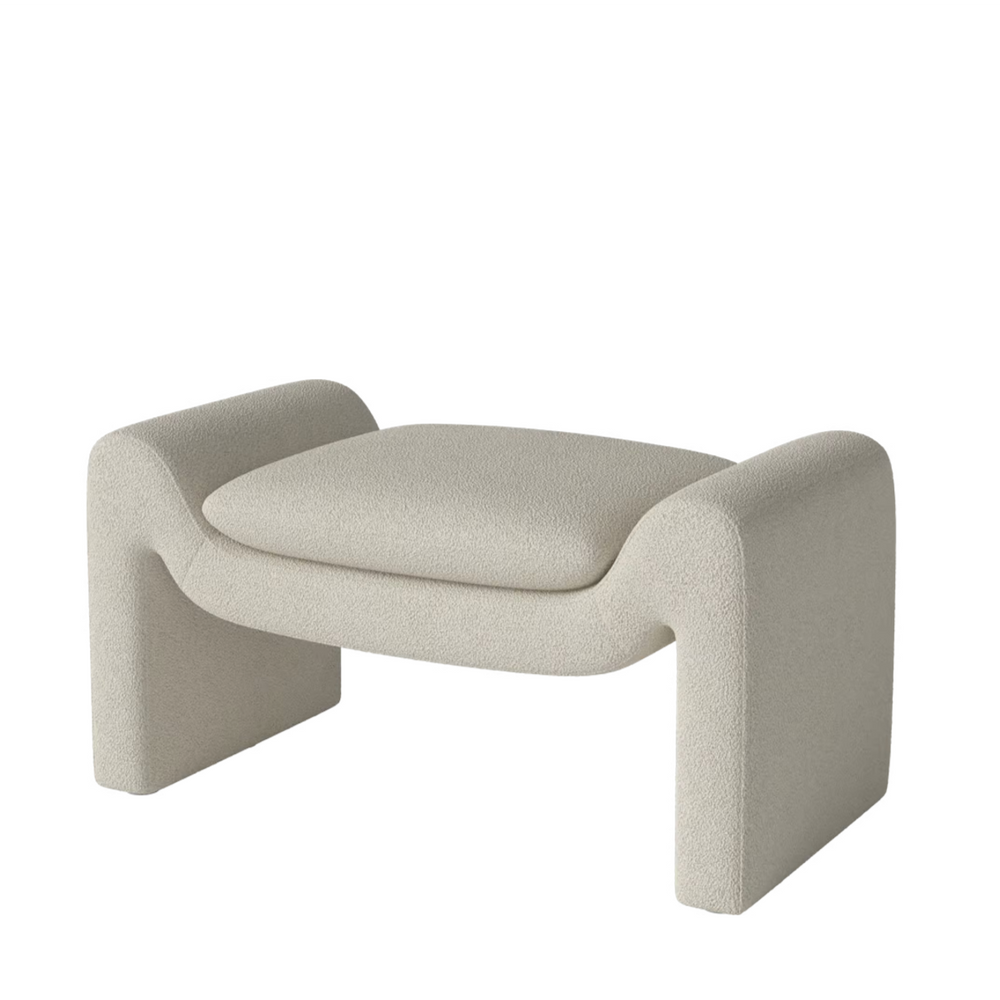 BOLIA MEILO FOOTSTOOL Paza Bouclé / Beige