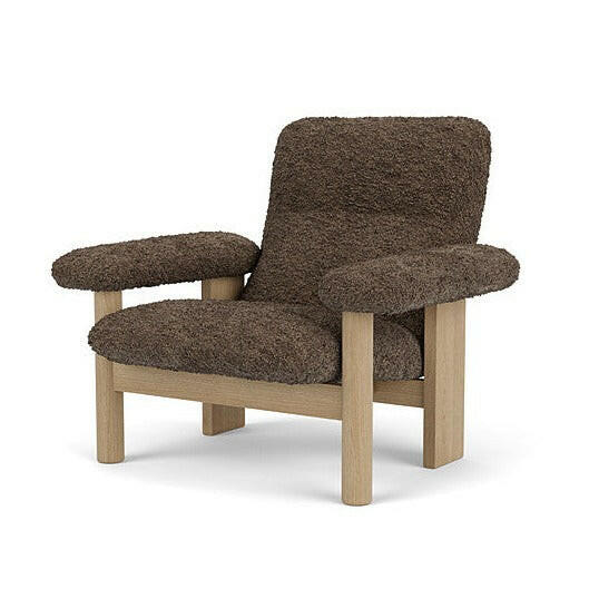 Brasilia Lounge Chair | Sheepskin | Various Colours + Wood Finishes.