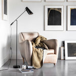 Birdy Floor Lamp Black Black Northern