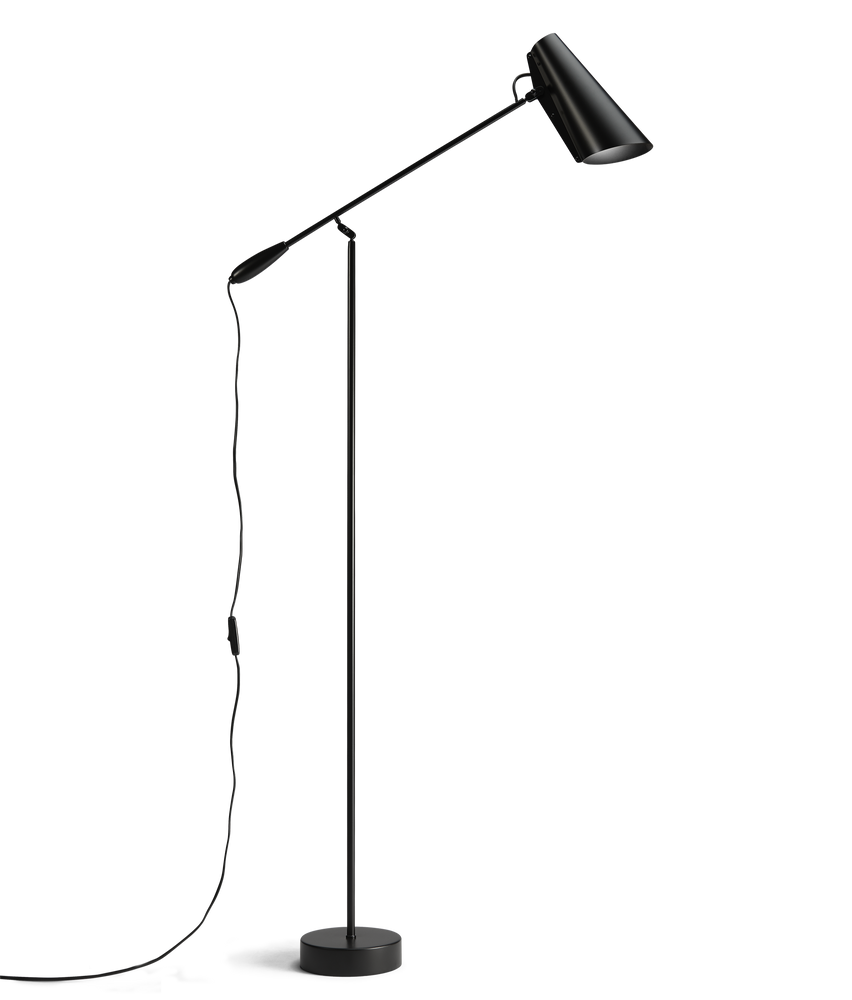 Birdy Floor Lamp Black Black Northern