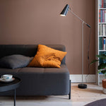 Birdy Floor Lamp Black Steel Northern