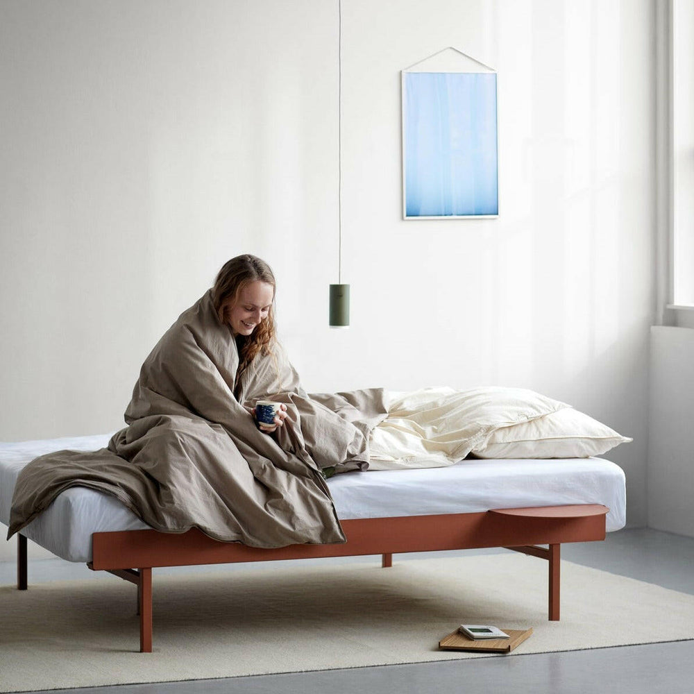 Expandable Bed | W90-180cm | Terracotta.