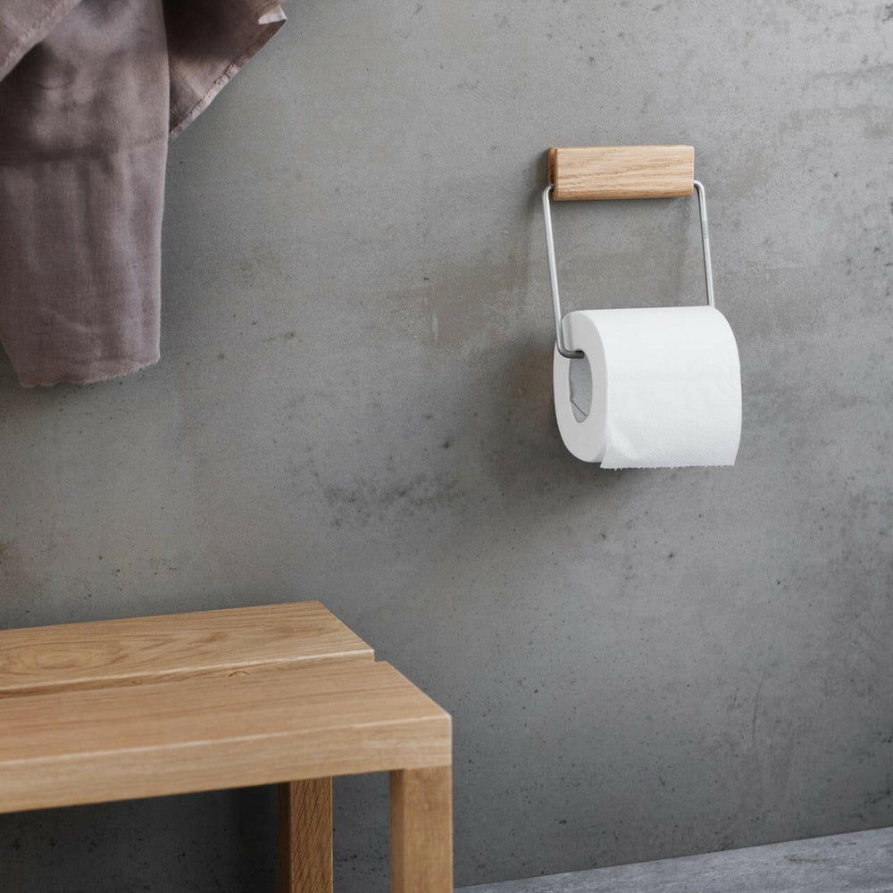 Toilet Roll Holder | Various Wood and Metal Finishes.