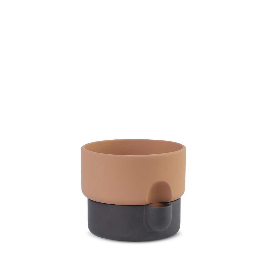 Oasis Flowerpot | Dark Brown/Terracotta | Various Sizes