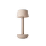 Two | LED Portable Table Lamp | Beige / Beige Linen