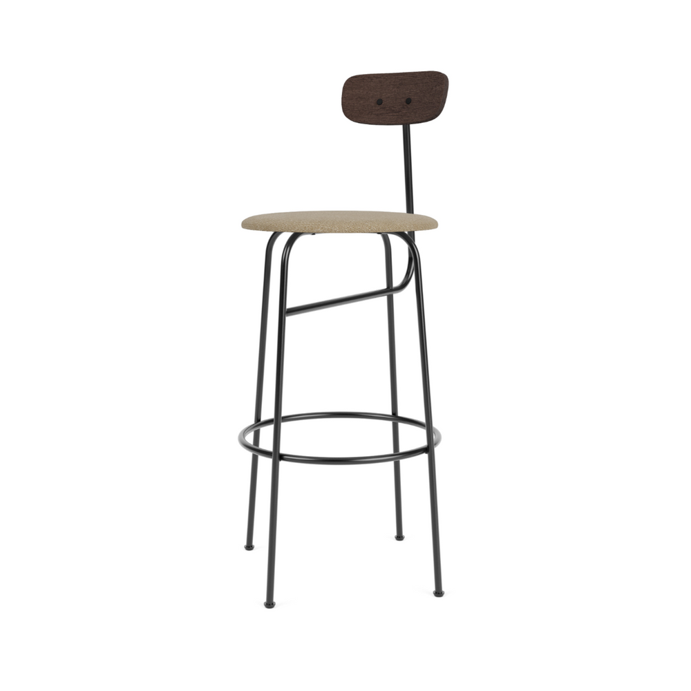 Afteroom Bar Chair | Seat Upholstered |  Various Fabrics + Finishes + Heights.