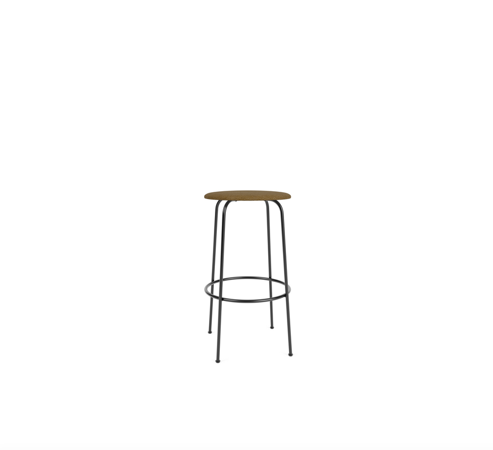 Afteroom Bar Stool | Seat Upholstered |  Various Fabrics.