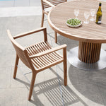 Rib | Outdoor Dining Chair with Armrest