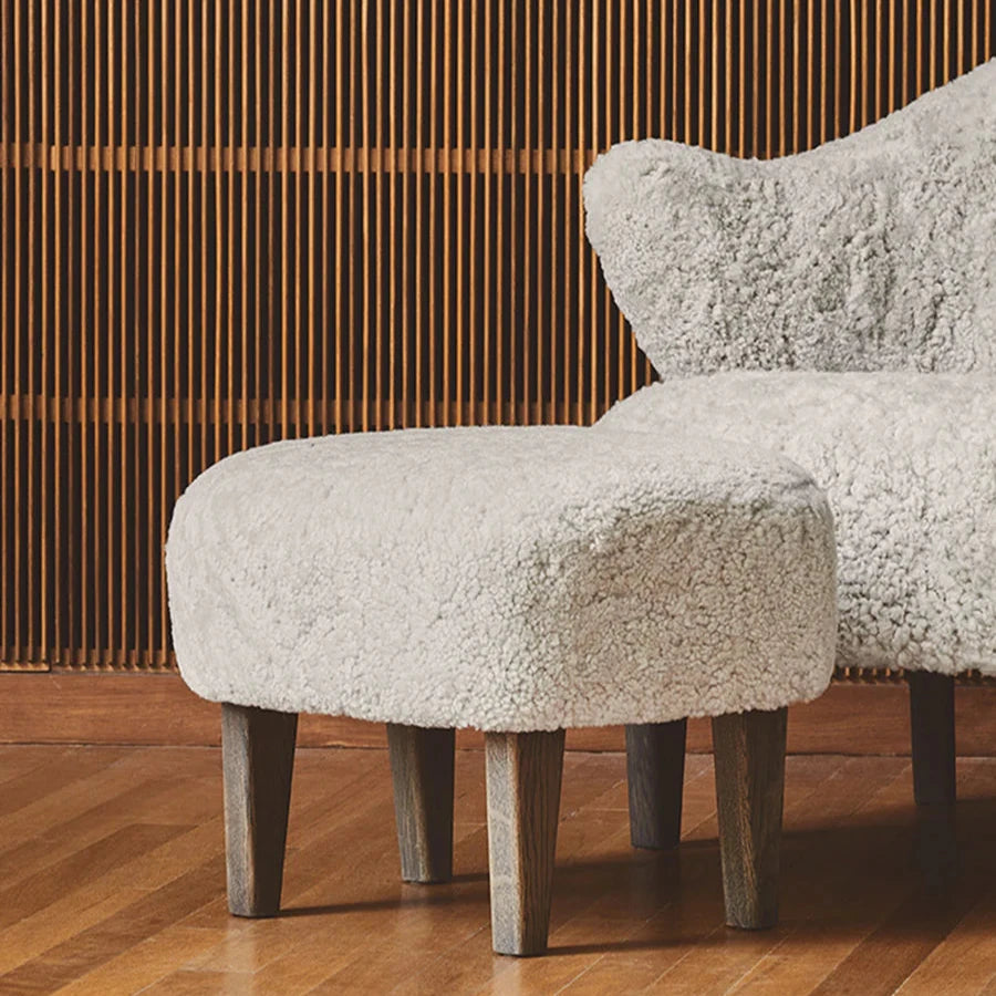 Ingeborg Ottoman |  Sheepskin | Various Colours