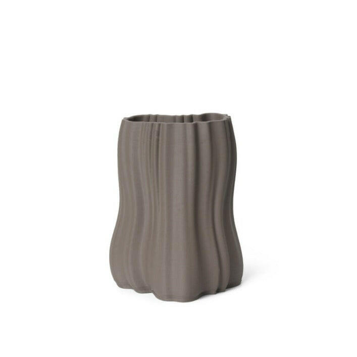 Moire Vase | Small | Anthracite