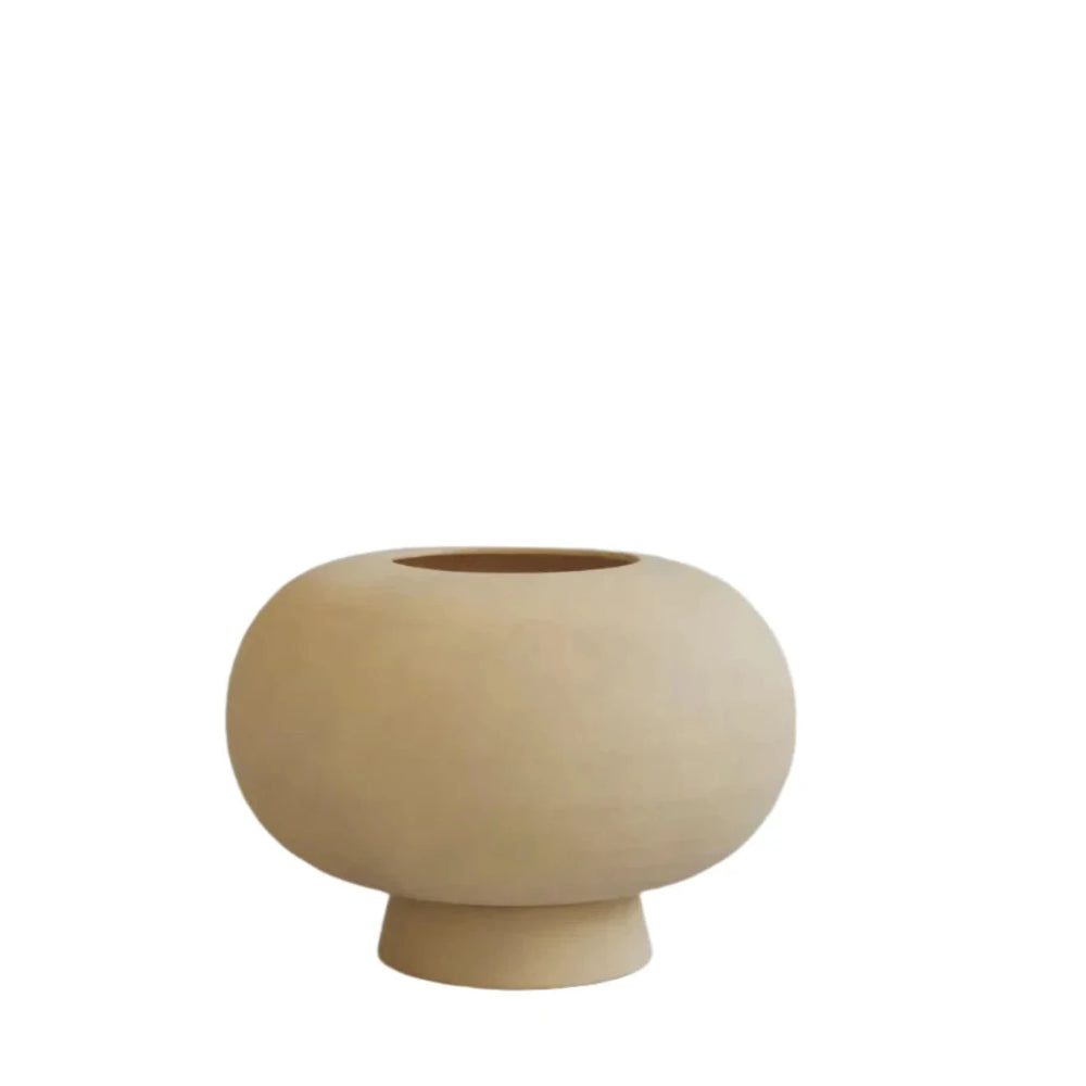 Kabin Vase | Fat | Sand