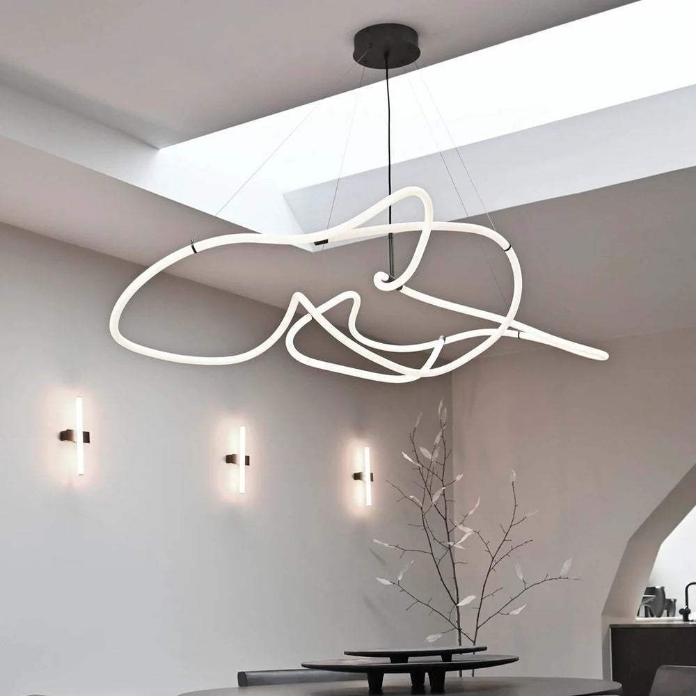 Ghost Chandelier | Big | Neon