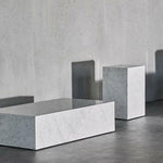 Plinth | White Marble Carrara | Multiple Sizes.