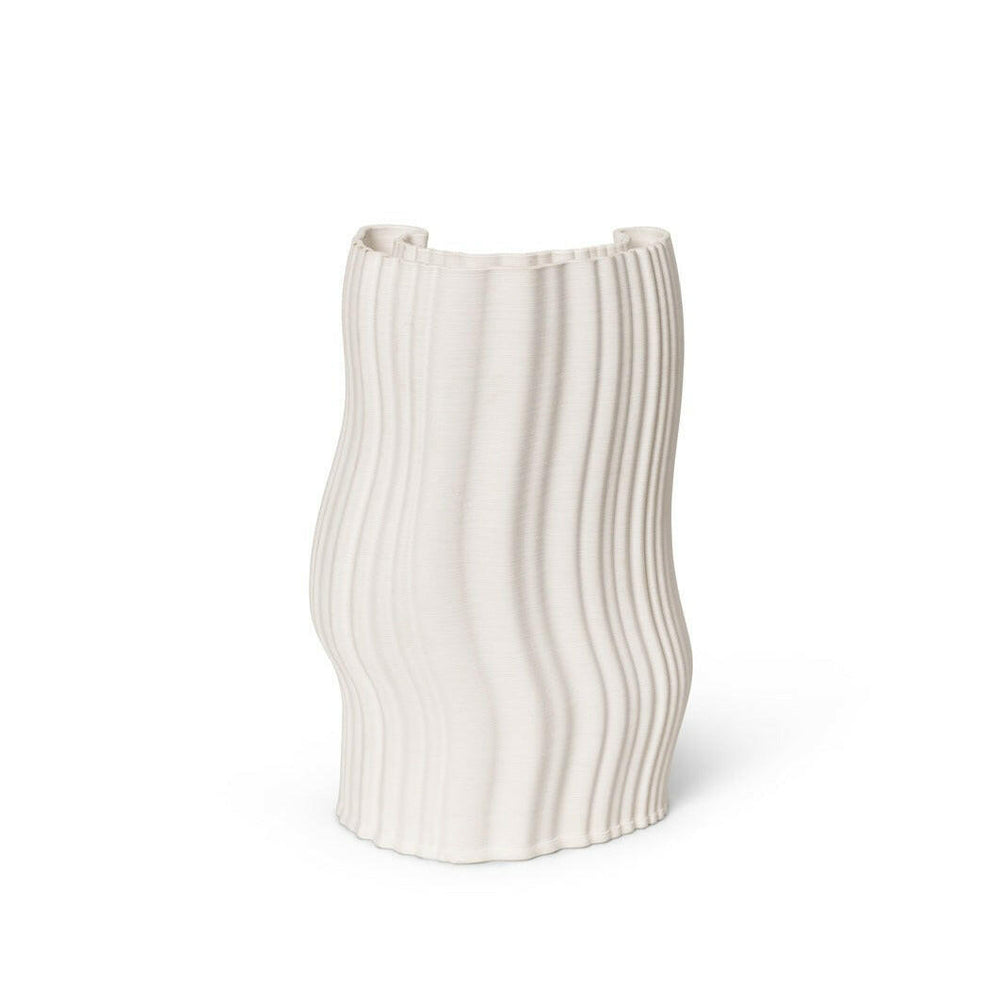 Moire Vase | Large | Off White.